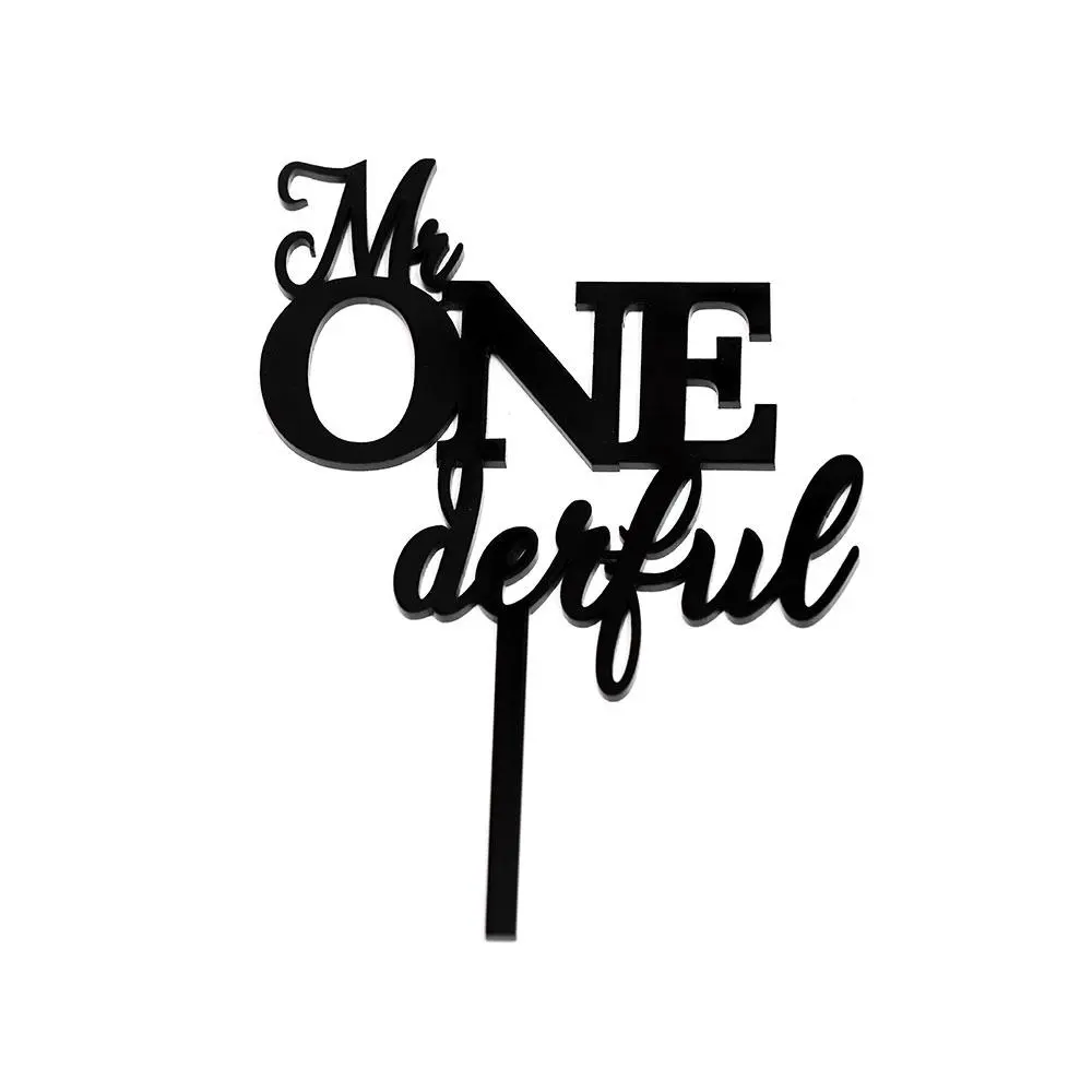Mr Onederful Cake Topper